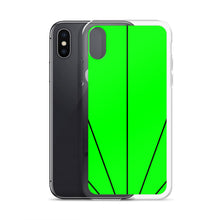 Load image into Gallery viewer, Green Shine In Black iPhone Case