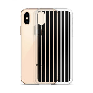 Multiple Black Strips iPhone Case