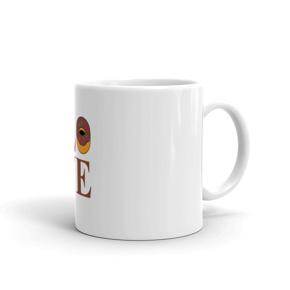 Love Donates White Glossy Mug