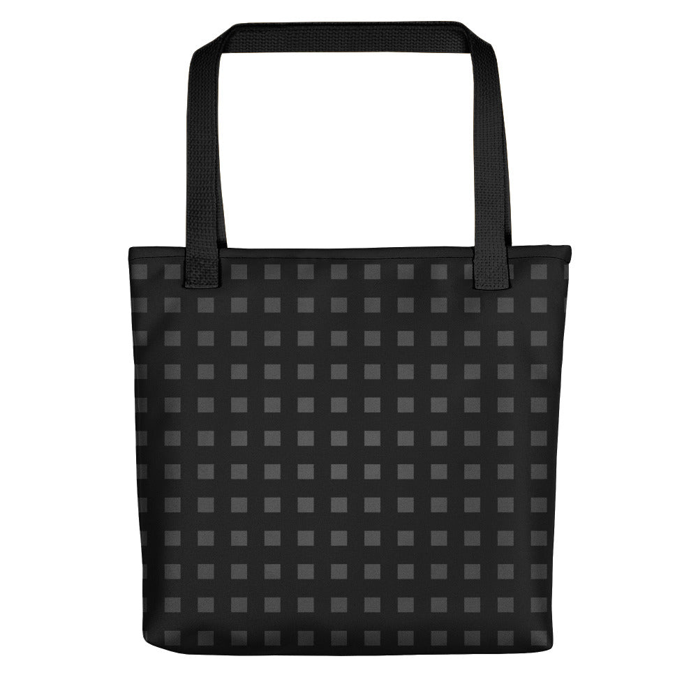 Gray Black Jail Tote bag