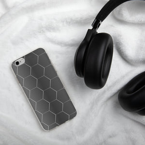 Black octagon iPhone Case