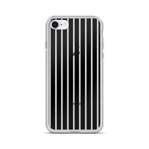 Multiple Black Strips iPhone Case