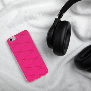 Imajinary Pink Quadrant iPhone Case