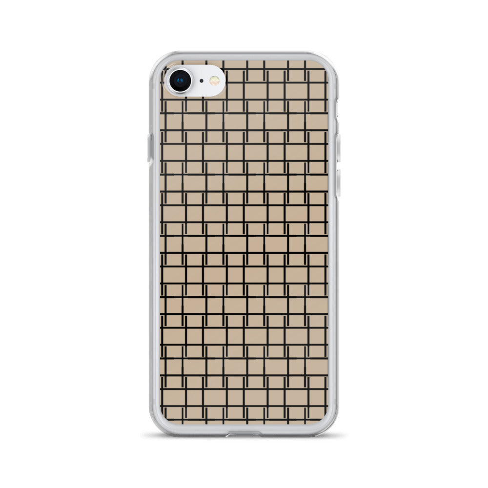 Solid Brown Wall iPhone Case