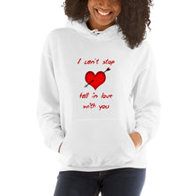 Load image into Gallery viewer, Fall in Love Hooded Sweatshirt