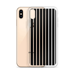 Multiple Black Strips iPhone Case