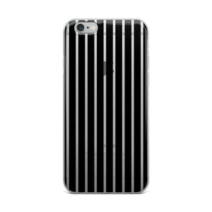 Multiple Black Strips iPhone Case