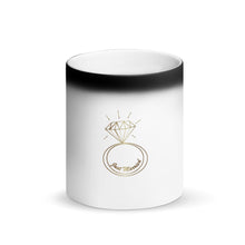 Load image into Gallery viewer, Just Married Matte Black Magic Mug