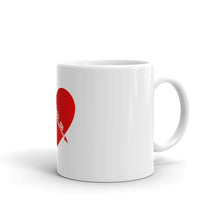 Load image into Gallery viewer, Heart Love White Glossy Mug