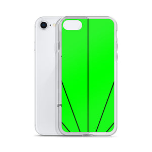 Green Shine In Black iPhone Case