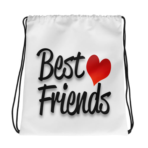 Best Friends Drawstring bag