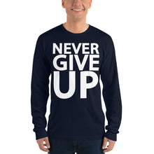 Load image into Gallery viewer, Never Give Up Long sleeve t-shirt