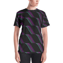 Load image into Gallery viewer, Waves In Black Women&#39;s T-shirt