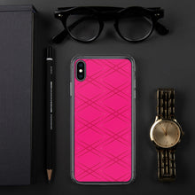 Load image into Gallery viewer, Imajinary Pink Quadrant iPhone Case