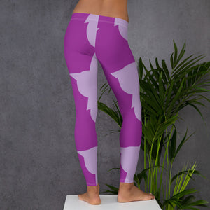 Purple Gradient Girls Leggings