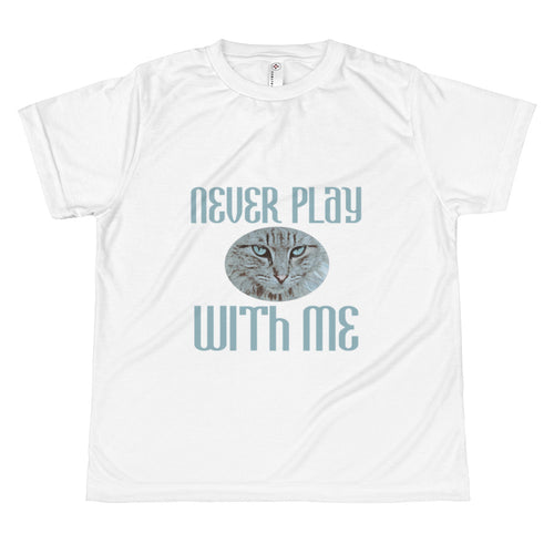 All-over youth sublimation T-shirt Never Play With Me