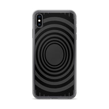 Load image into Gallery viewer, Gray Black Whirlpool iPhone Case