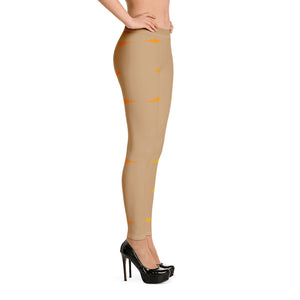 Brown Shine Girl Leggings