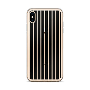 Multiple Black Strips iPhone Case