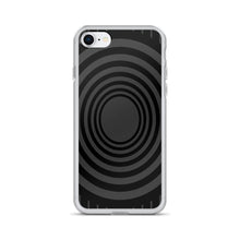 Load image into Gallery viewer, Gray Black Whirlpool iPhone Case