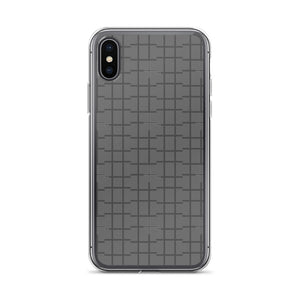 Gray Wall Solid iPhone Case