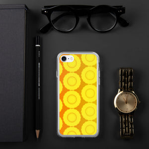 Sun Sine Flowers iPhone Case