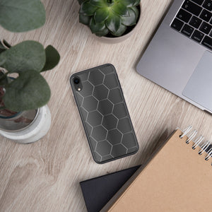 Black octagon iPhone Case