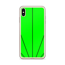 Load image into Gallery viewer, Green Shine In Black iPhone Case