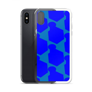 Shine Blue Dynamics iPhone Case