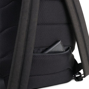 Black Silver Nets Backpack