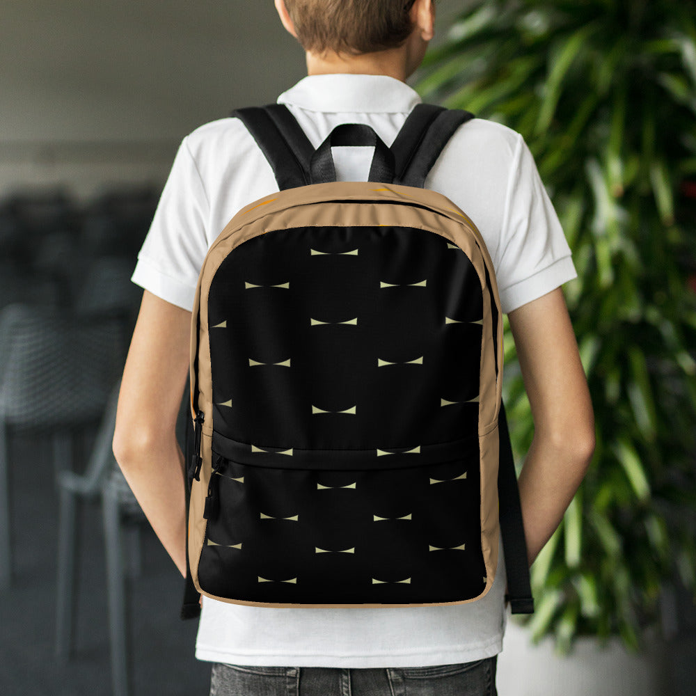 Black & Brown Sides Backpack