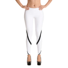 Load image into Gallery viewer, Black In White Slides Leggings