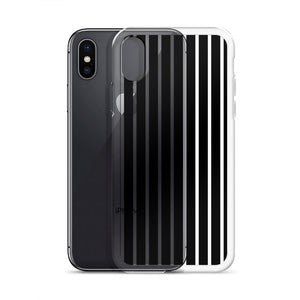 Multiple Black Strips iPhone Case