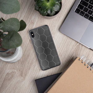 Black octagon iPhone Case