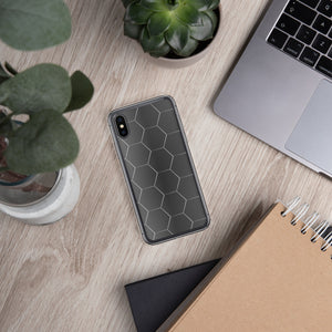 Black octagon iPhone Case