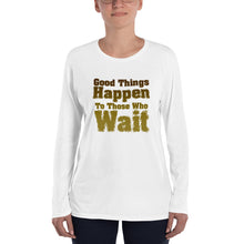 Load image into Gallery viewer, Ladies’ Long Sleeve T-Shirt Good Things