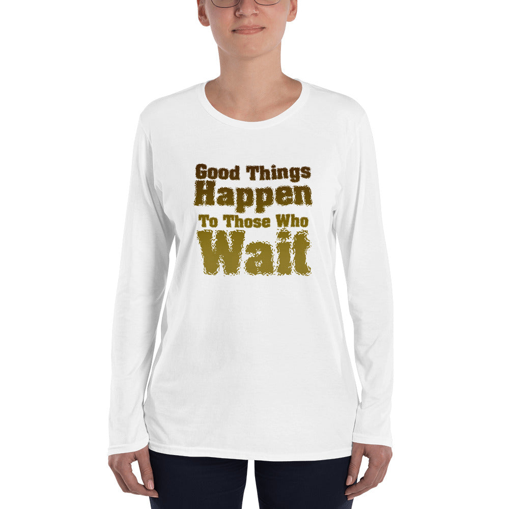 Ladies’ Long Sleeve T-Shirt Good Things