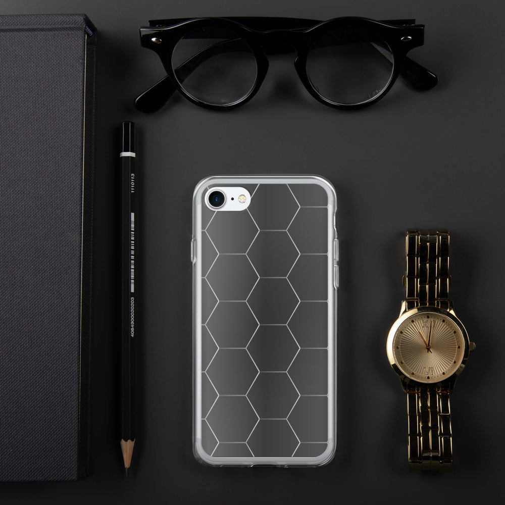 Black octagon iPhone Case