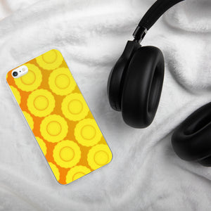 Sun Sine Flowers iPhone Case