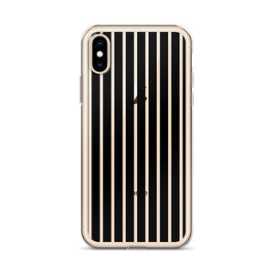 Multiple Black Strips iPhone Case