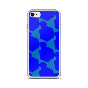 Shine Blue Dynamics iPhone Case