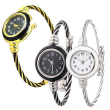 Load image into Gallery viewer, Women&#39;s Fashion Casual Wire Quartz Analog Bracelet Bangle Wrist Watch