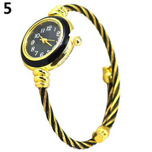 Load image into Gallery viewer, Women&#39;s Fashion Casual Wire Quartz Analog Bracelet Bangle Wrist Watch