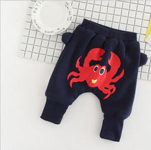 Load image into Gallery viewer, kids PP cartoon animal print children newborn baby sweatpants toddler infant clothing