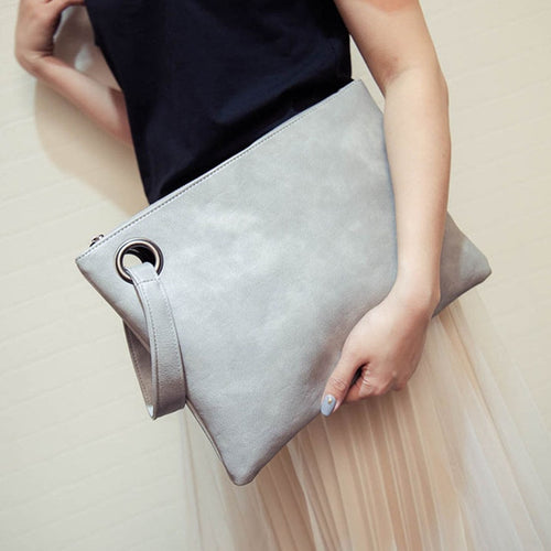 Large clutch PU leather Women's Clutches envelope bag