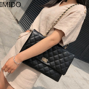 European Style Fashion Designer Handbag Quality PU Leather Chain Shoulder Bag