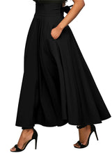 Load image into Gallery viewer, Women Long Skirts Stylish High Waist Vintage With Zipper Behind