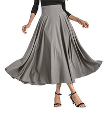 Load image into Gallery viewer, Women Long Skirts Stylish High Waist Vintage With Zipper Behind