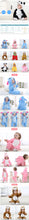 Load image into Gallery viewer, Infant Baby Boys Girls Clothes Cute Panda Costumes