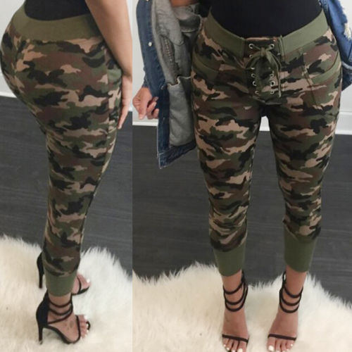 Women's Denim Skinny Ripped Pants High Waist Stretch Jeans Slim Pencil Trousers